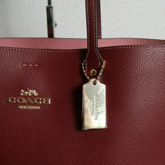 Coach Town Tote wine - Picture 5 of 5